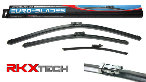 EURO-BLADES Front + Rear Wiper Blade Set for VW ID.4 (28"+18"+11.5")