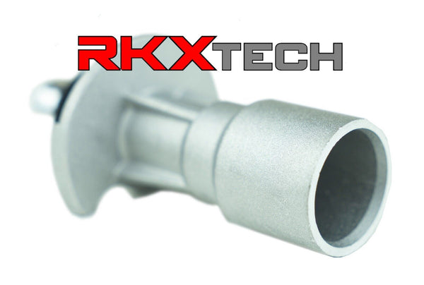 RKX ALUMINUM OIL COOLER WATER PUMP METAL PIPE LR028136 C2Z18658