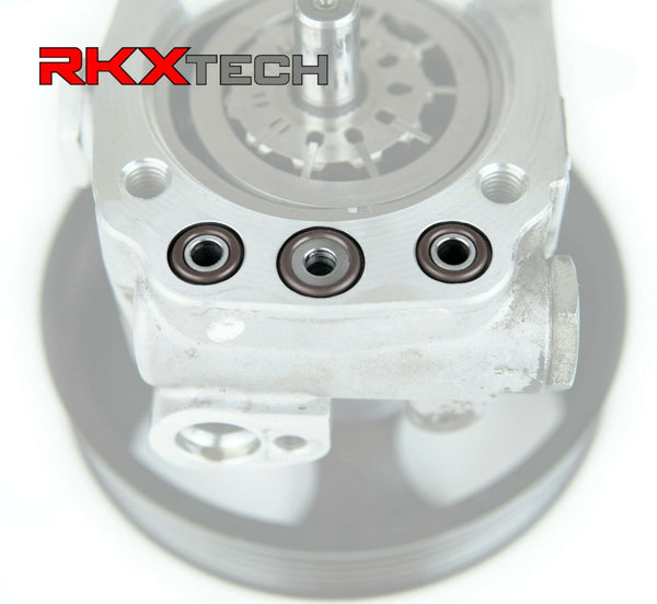 2007 volvo xc90 v8 power steering shop pump replacement