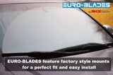 EURO-BLADES Front Set of Wiper Blades for Audi A4, Q5, A5, Q3 (24"+20")