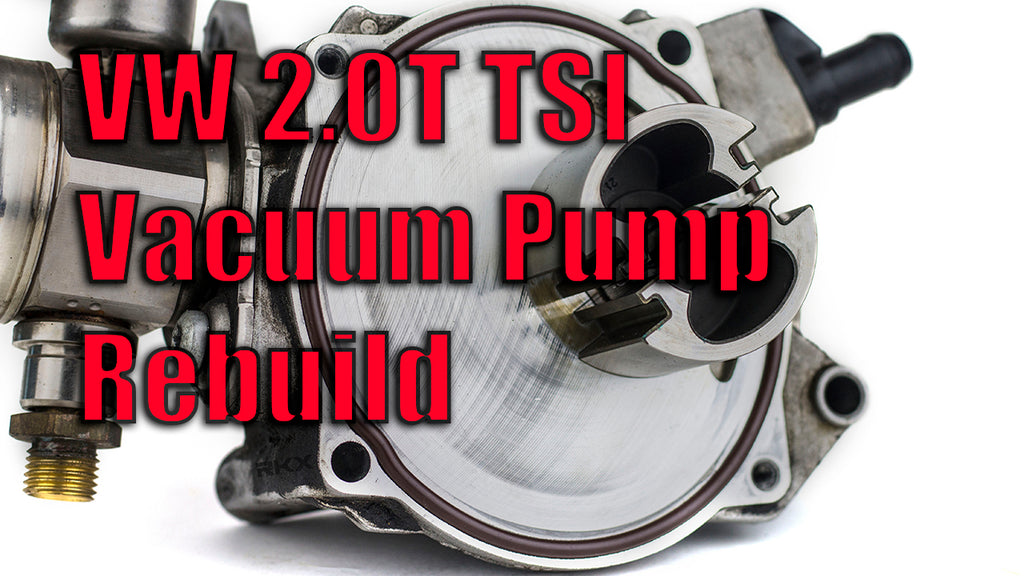 RKX HOW TO: 2.0T TSI Vacuum Pump rebuild for VW GTI, GLI, Passat, Audi A3, tt
