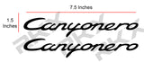 Porsche Cayenne Canyonero Decal - Inspired by The Simpsons
