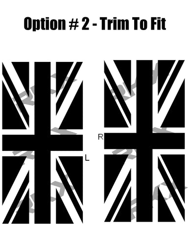 Union Jack Decal for Land Rover Defender Rear Quarter Windows – RKXtech