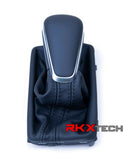 RKX Black Leather Automatic transmission Shift Knob  A6 C7 Facelift 2016-2018
