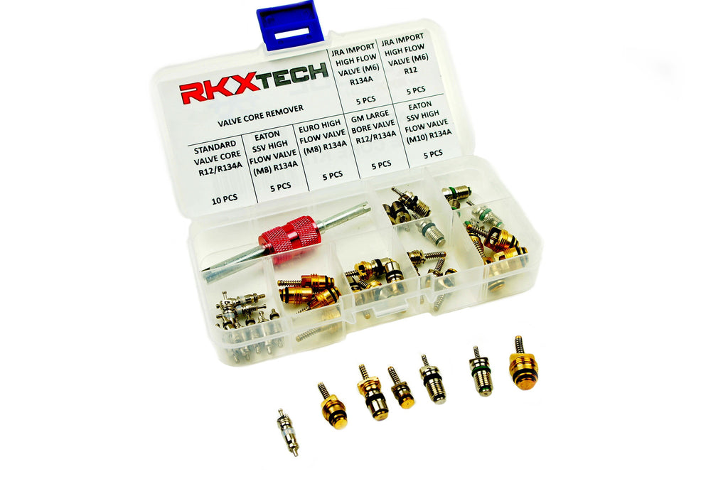 X-KOOL R12 / R134A Master valve core repair kit for Domestic, Import, –  RKXtech