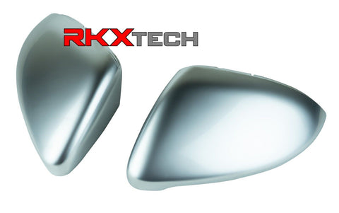 RKX MK7 Golf Matte Chrome Mirror caps Left Right 2015 - 2020 MK 7 7.5