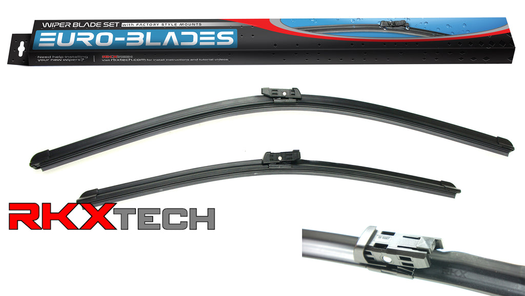 EURO-BLADES Front Wiper Blade Set for Tesla Model 3 (26"+19")