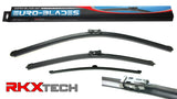 EURO-BLADES Front Wiper Blade Set for Audi Q7, SQ7 (28"+20")