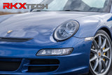 RKX vinyl  headlight wrap black out  trim for porsche carrera 911 997  turbo gt 