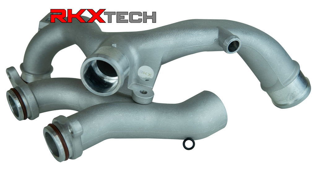 RKX Aluminum metal coolant pipes for Jaguar and land rover 3.0L V6 5.0L V8 engines
